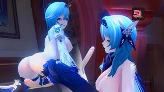  3D原神AKT-优菈约旅行者出来蛮力脱了裤子口交国语中字 