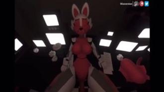  FNAF玩偶破碎机：娇嫩肉体惨遭机械巨根疯狂摧残，高潮汁液四溅 3D